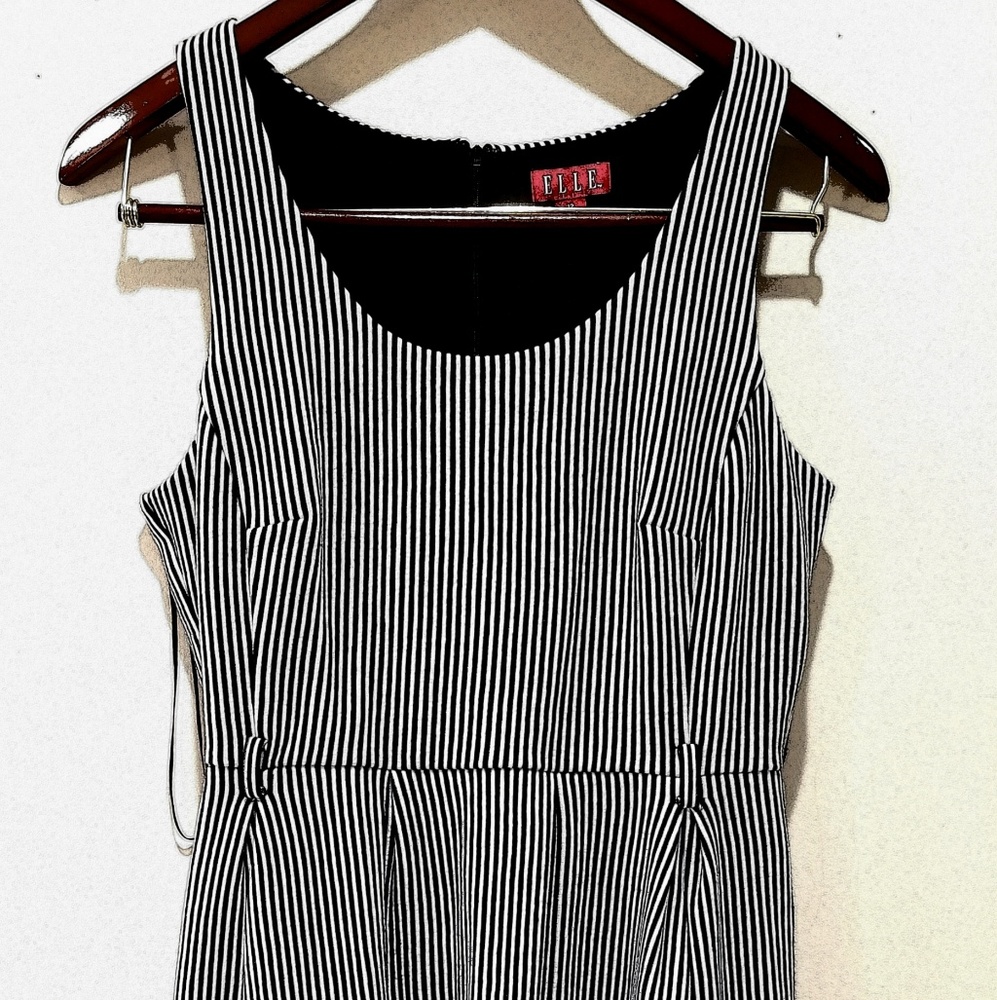 Cute stripes and silver button topper